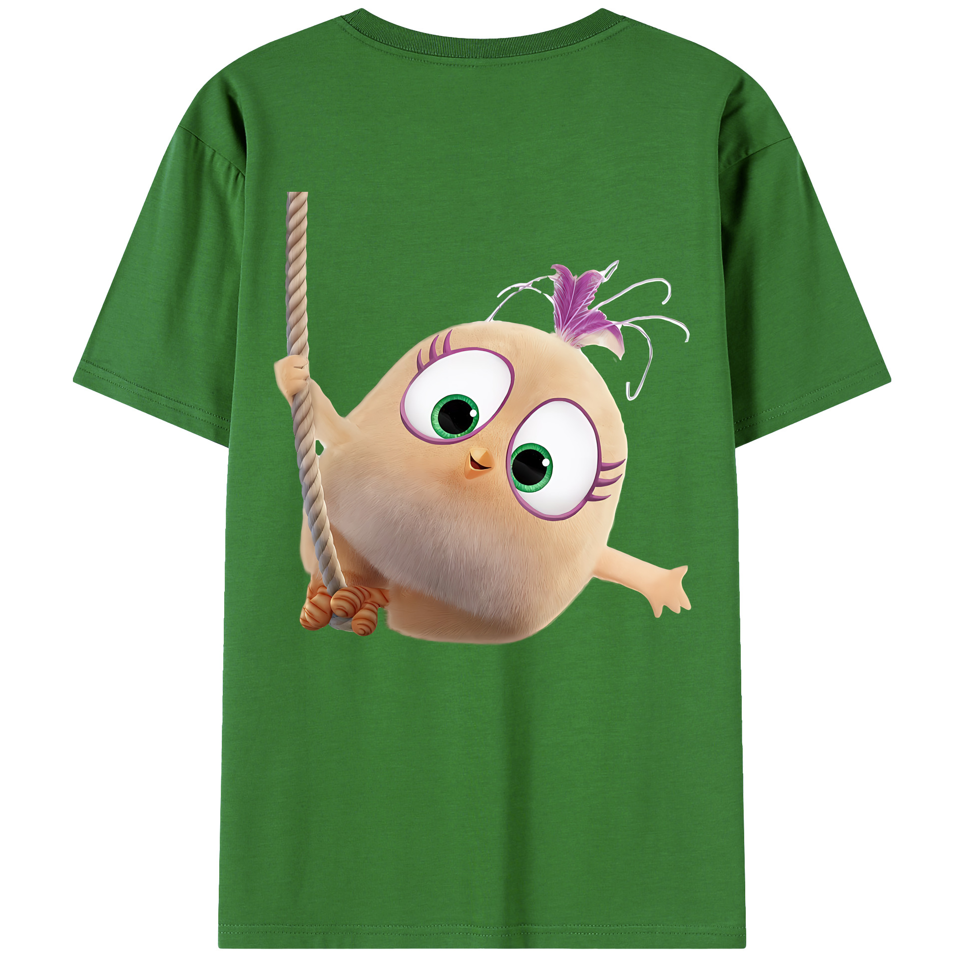 （画像用） Angry Birds アングリーバード レディース半袖Tシャツ(バックプリント)